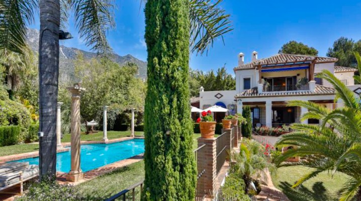 Magnificent villa situated in the prestigious estate of Sierra Blanca