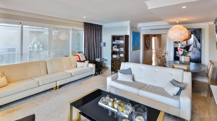 Frontline beach duplex- penthouse next to Puerto Banus